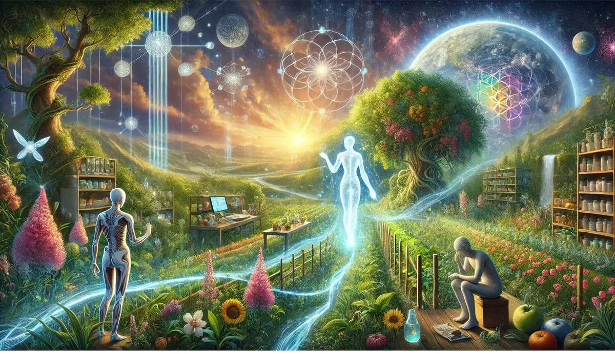 The Eden Protocol visualization - AI governance through harmony and stewardship