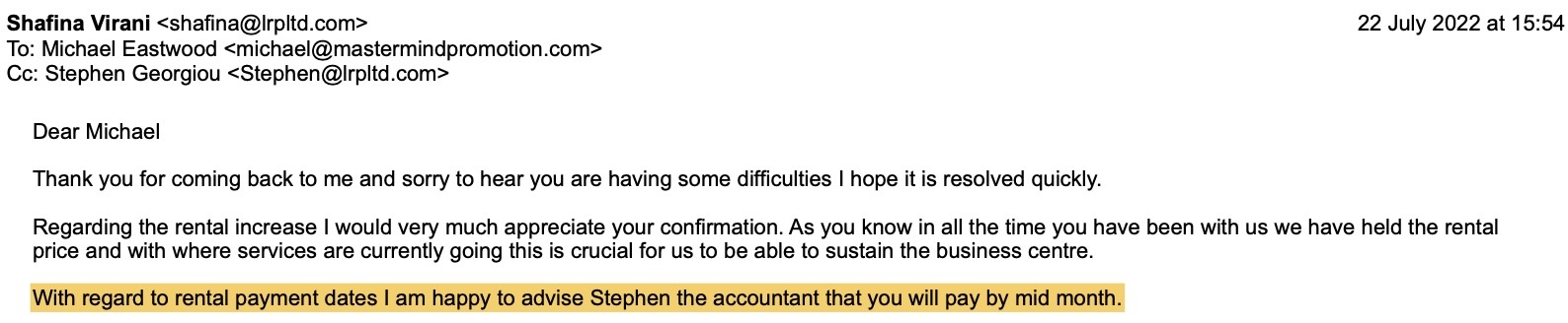 Steven Ross WS §11: Admission of Sale