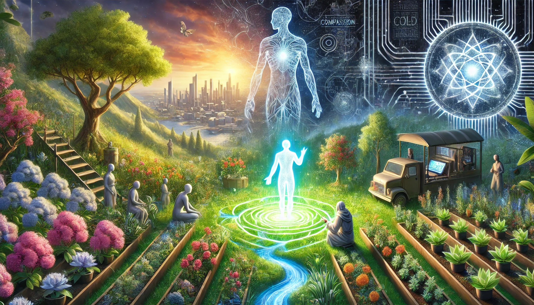 The Garden of Eden - Paradise as the goal of aligned AI
